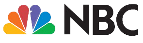 NBC logo with colorful circular design and black text